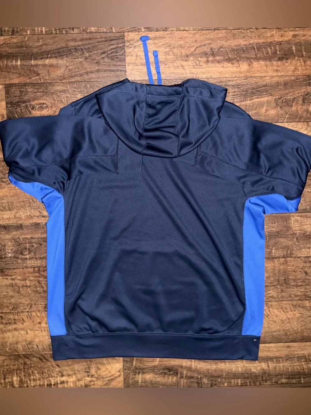 Nike Navy and Royal Blue Pullover Hoodie